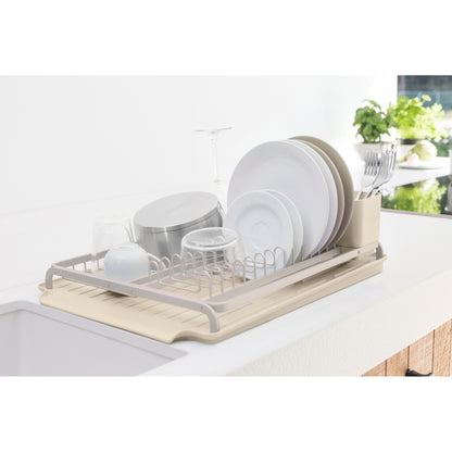 SinkSide Dish Drying Rack - Soft Beige