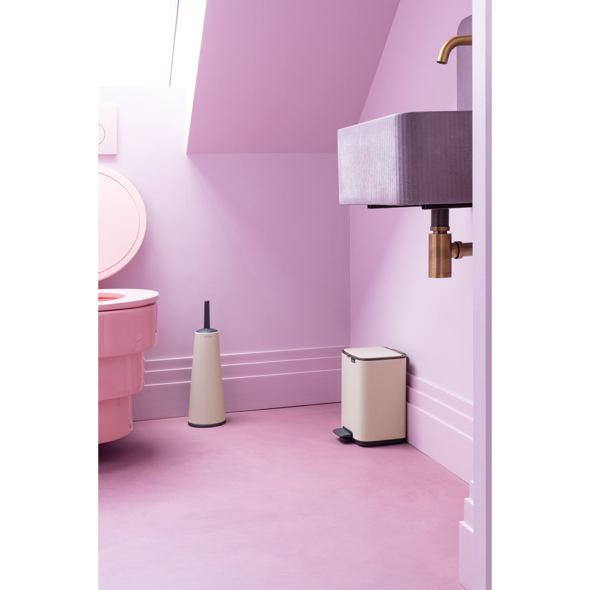 Bo Pedal Bin 4 Litre - Soft Beige