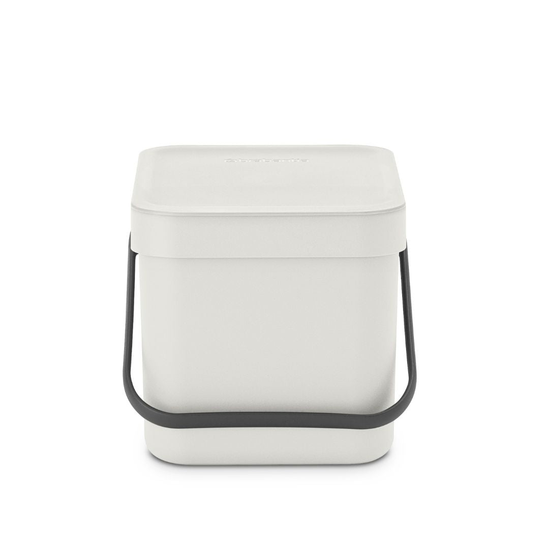 Sort & Go Waste Bin 6 litre - Light Grey