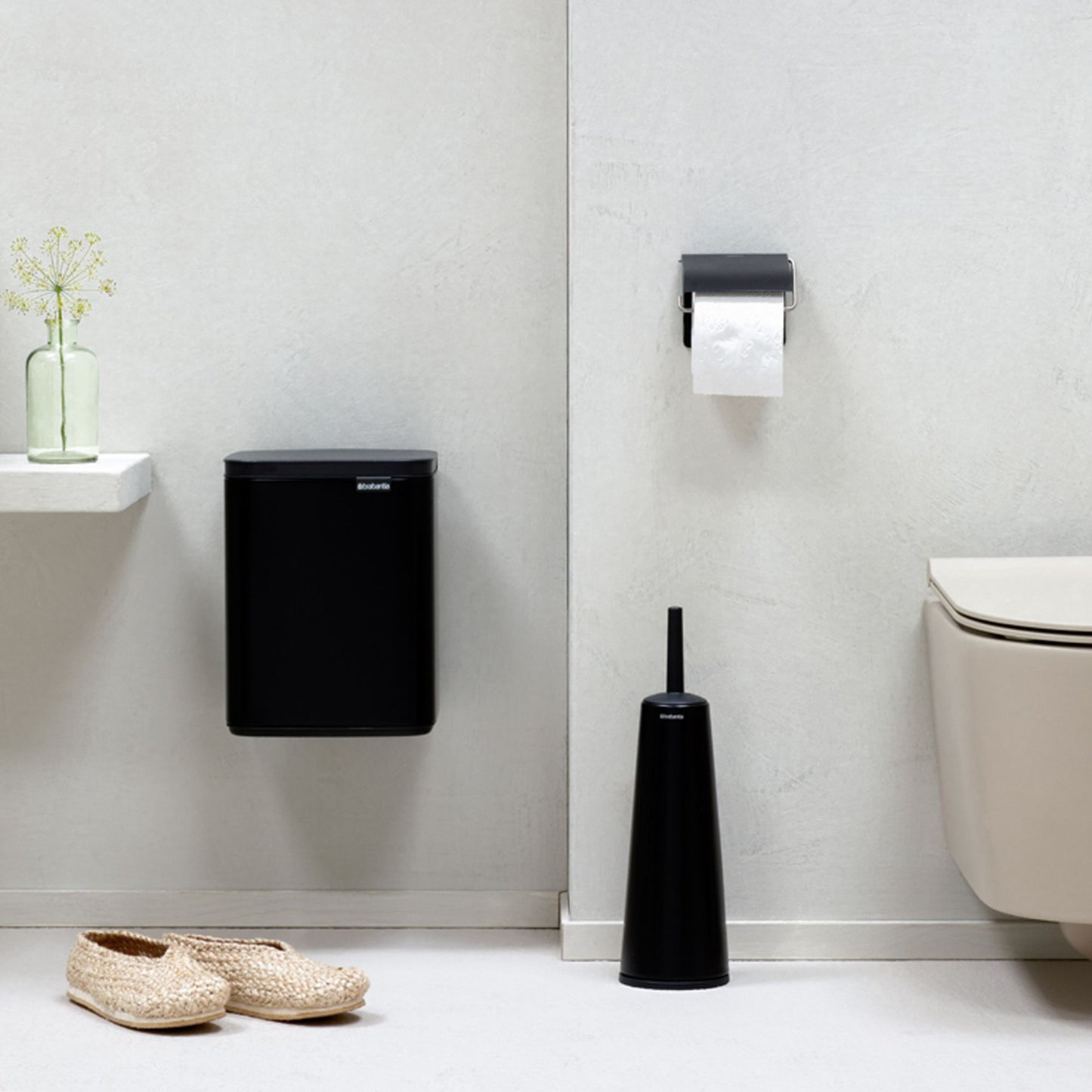 Bo Waste Bin 7 litre - Matt Black