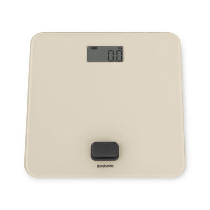 Battery Free Bathroom Scale - Beige