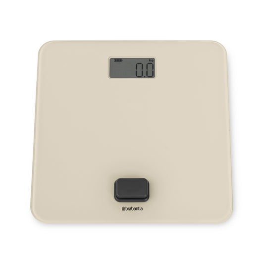 Battery Free Bathroom Scale - Beige