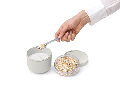 Make & Take Breakfast Bowl, 500ml - Light Grey