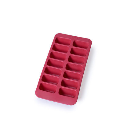 Rectangular Ice Cube Tray with Lid - Red