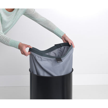 Laundry Bin 60 litre with Cork Lid - Matt Black
