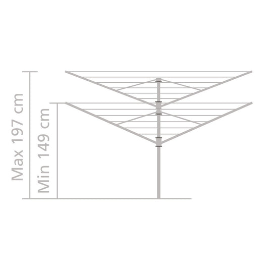 Rotary Dryer, Lift-o-Matic Advance 4-Arm 60m
