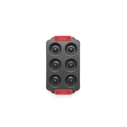 Non-Stick Doughnuts Mould, 6 Hole - Grey