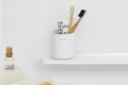 MindSet Toothbrush Holder - Mineral Fresh White