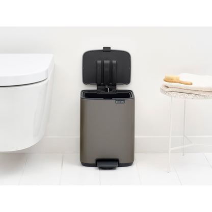 Bo Pedal Bin 7 Litre - Platinum