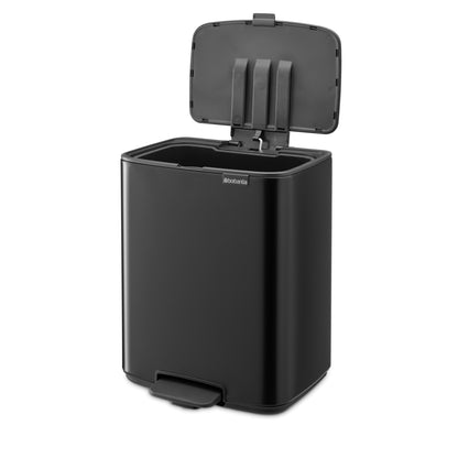 Bo Pedal Bin 12L - Matt Black