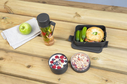 Make & Take Breakfast and Lunch Set, 3 piece - Dark Grey