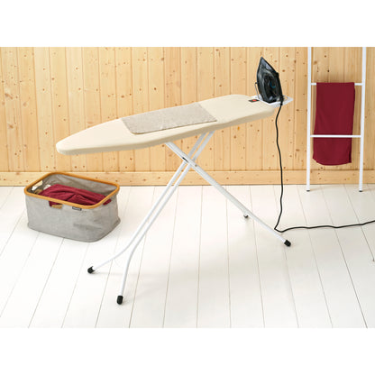 Ironing Board B 124x38 cm Steam Iron Rest - Ecru