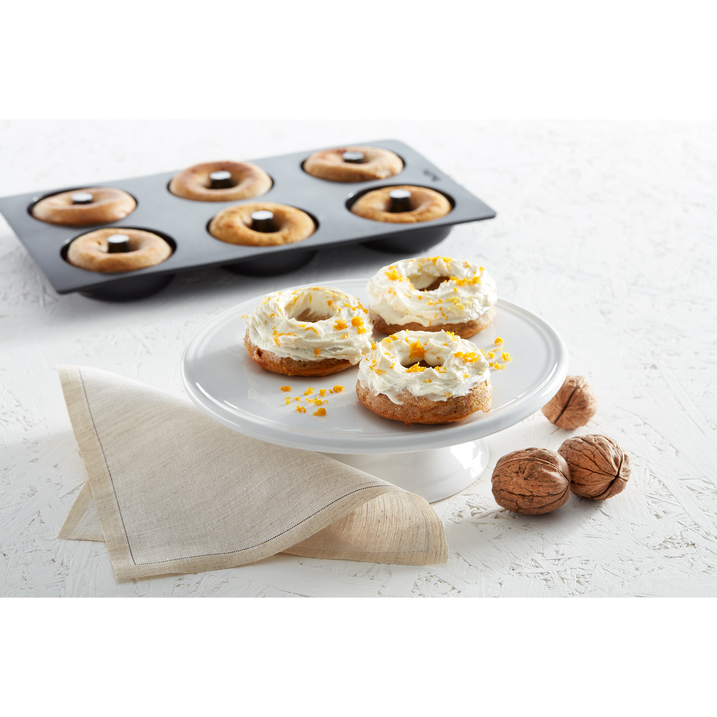 Doughnuts Mould - 6 cav - Black