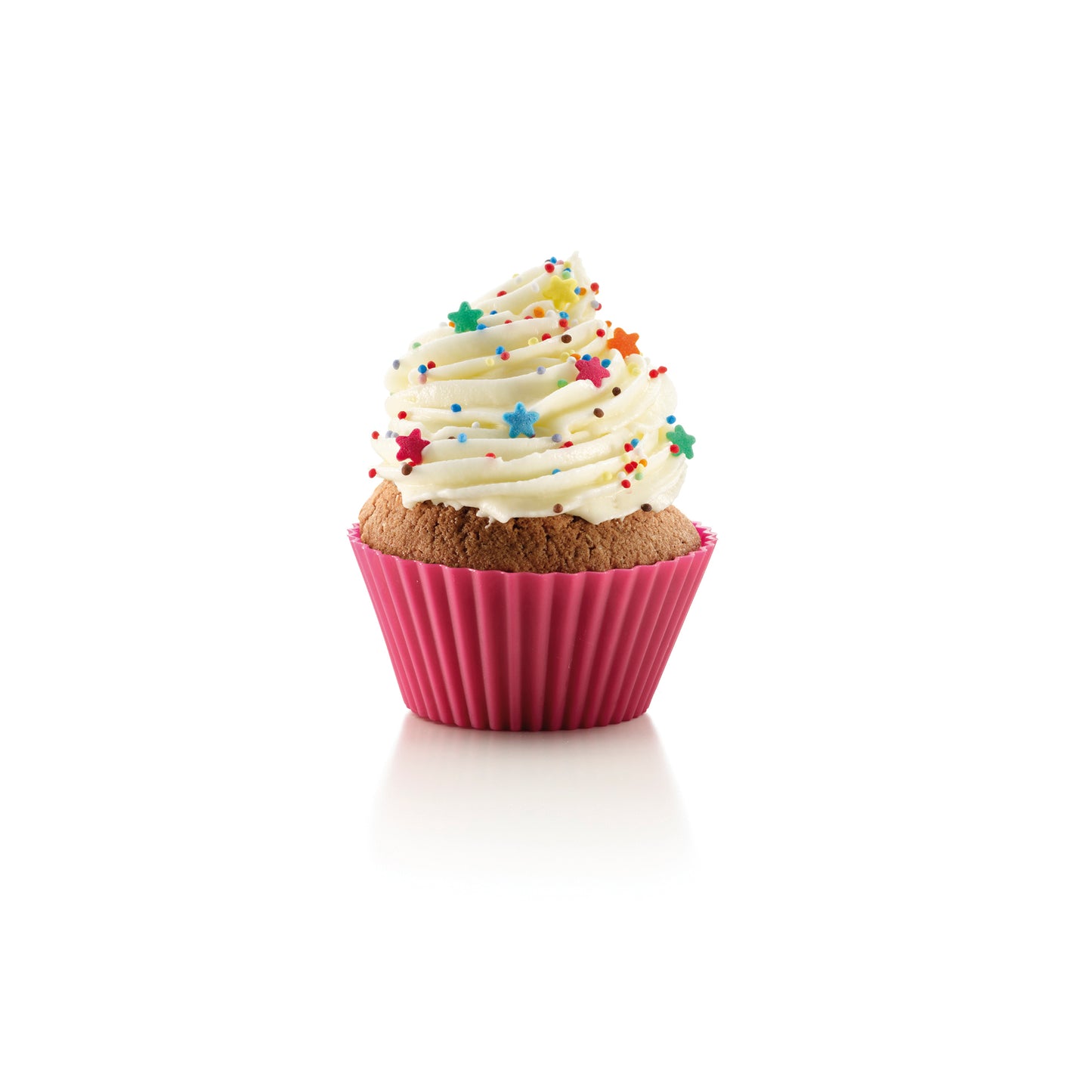 Silicone Big Muffin Cases Set of 6, 10cm