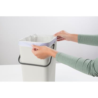 Sort & Go Waste Bin 16 litre - Light Grey