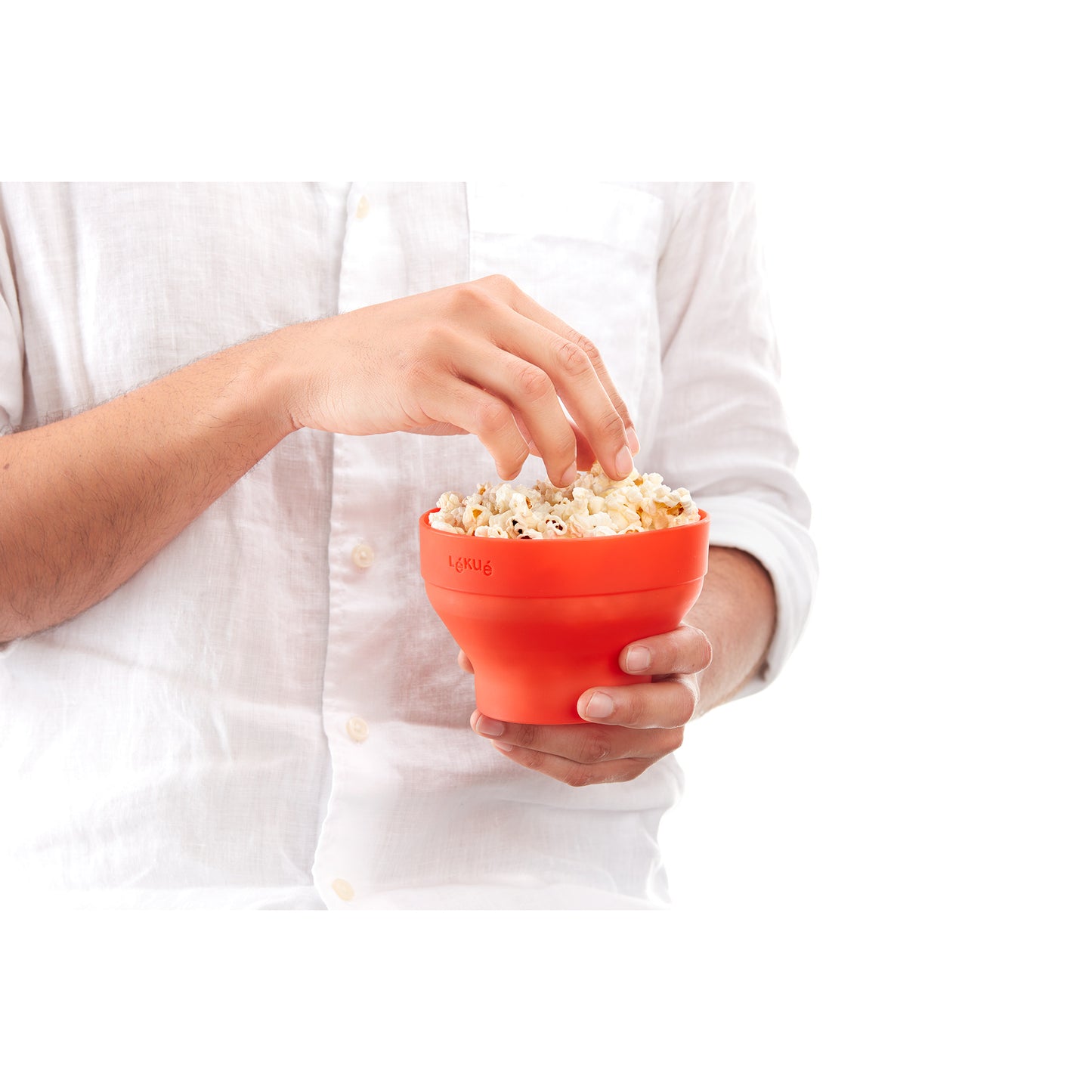 Mini Microwave Pop Corn - Red