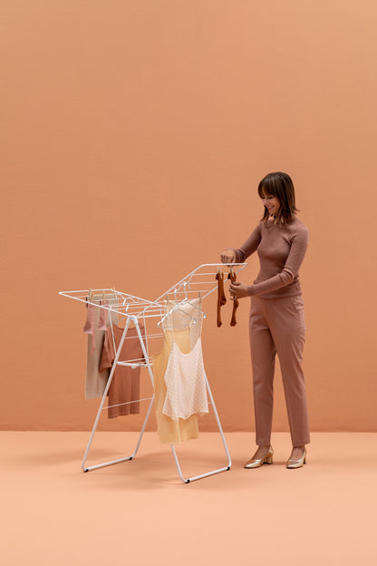 Hangon Drying Rack 15 metres Fresh White