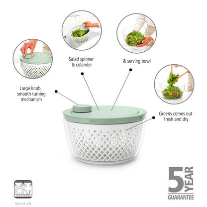 Tasty+ Salad Spinner - Jade Green