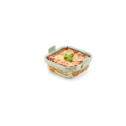 Air fryer Square Glass Dish - Transparent