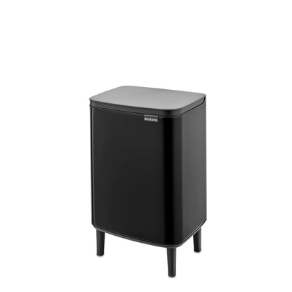 Bo Waste Bin Hi 12 litre - Matt Black