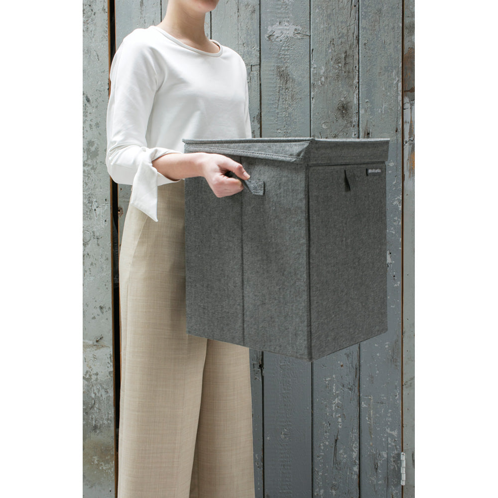 Stackable Laundry Box 35 litre – Pepper Black