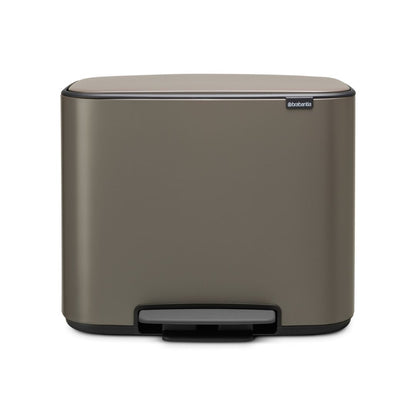 Bo Pedal Bin 36 litre - Platinum