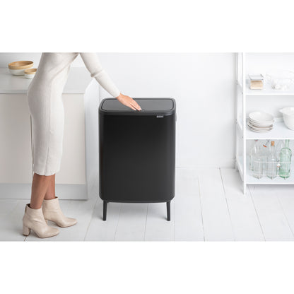 Bo Touch Bin Hi 60 litre - Matt Black