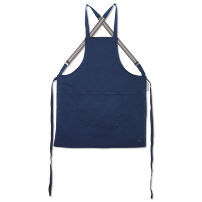 Suspender Apron Canvas - Dark Blue