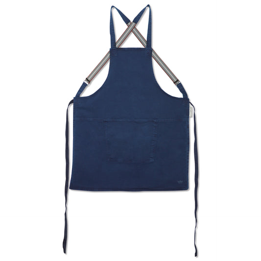 Suspender Apron Canvas - Dark Blue