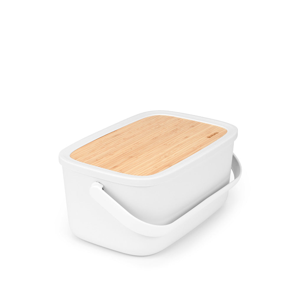 Nic Bread Bin - Light Grey