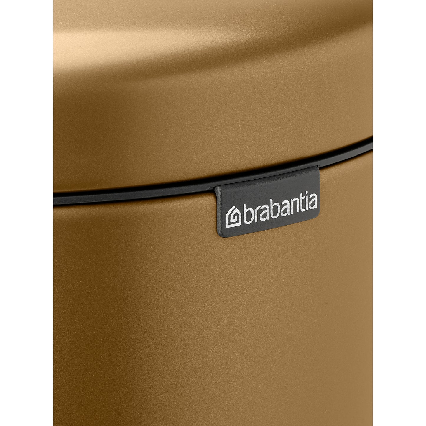 NewIcon Pedal Bin, 5L - Warm Brass