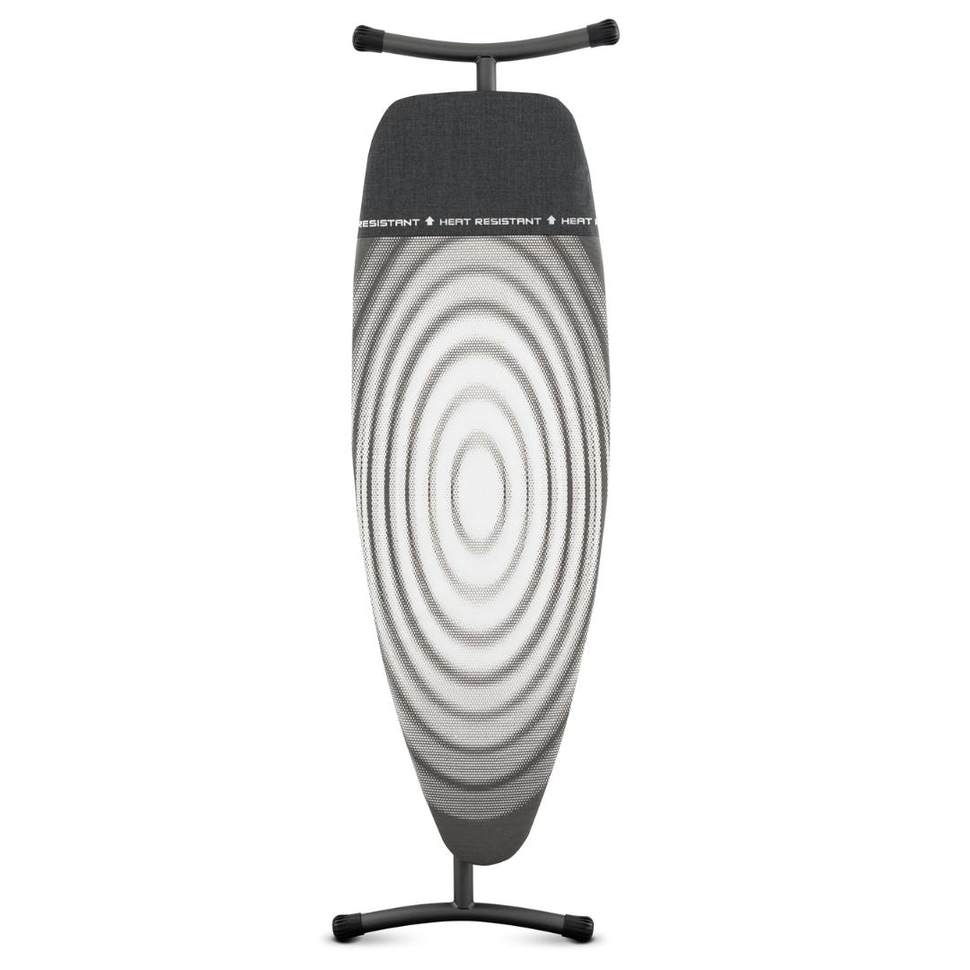 Ironing Board 135x45cm (D) Heat Resistant Iron Parking Zone - Titan Oval