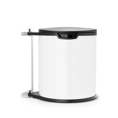 Built in Bin 15 litre - White