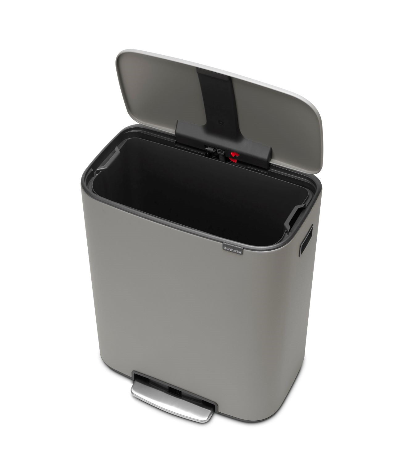 Bo Pedal Bin 60 litre - Mineral Concrete Grey