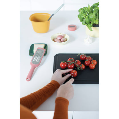Tasty+ Coarse Grater plus Cover - Terracotta Pink