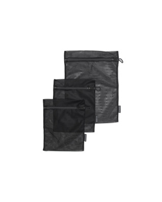 Wash Bags Set of 3 - Black