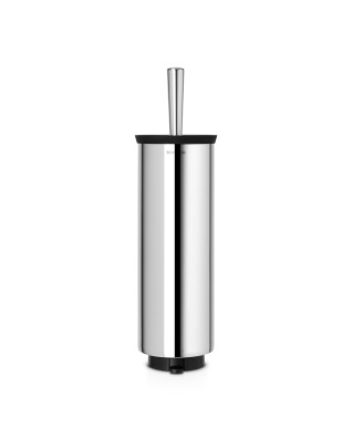 Toilet Brush &amp; Holder (Profile) - Brilliant Steel