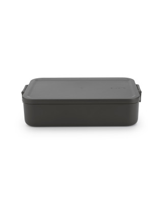Make &amp; Take Lunch Box, Large - Dark Grey