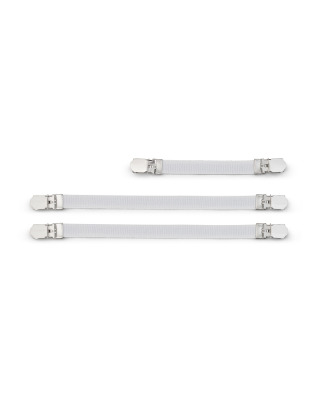 Ironing Cover Fasteners - White