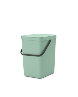 Sort &amp; Go Waste Bin 25 litre - Jade Green