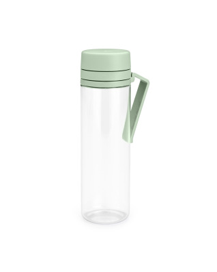Make &amp; Take Water Bottle with Strainer, 500ml - Jade Green