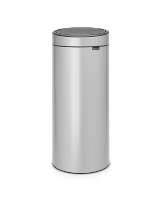 Touch Bin New 30 litre - Metallic Grey