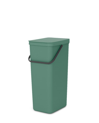 Sort & Go Waste Bin 40 litre - Fir Green