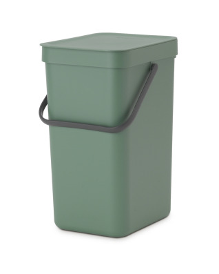 Sort &amp; Go Waste Bin 12 litre - Fir Green